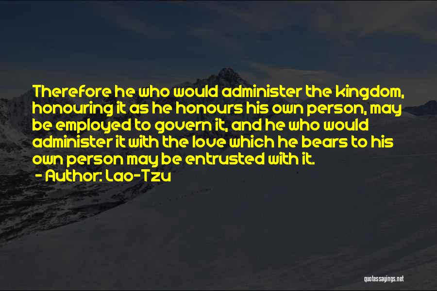 Honouring The Past Quotes By Lao-Tzu