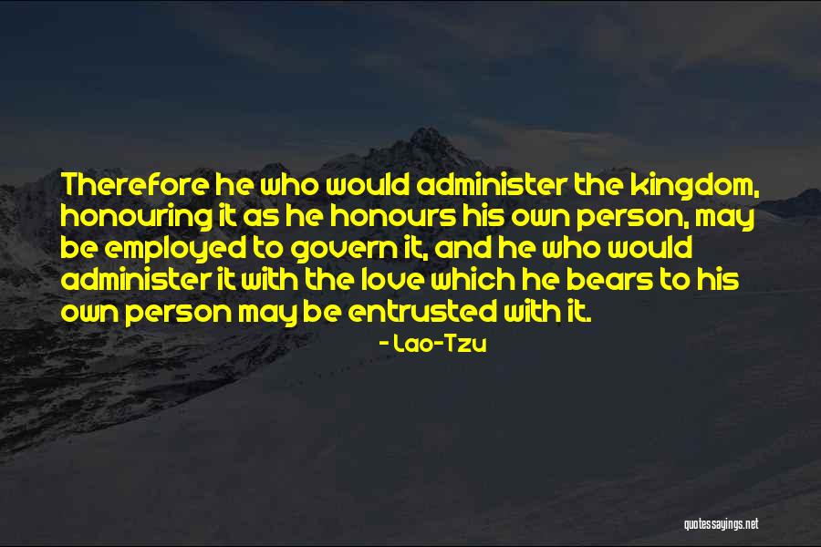 Honouring The Past Quotes By Lao-Tzu