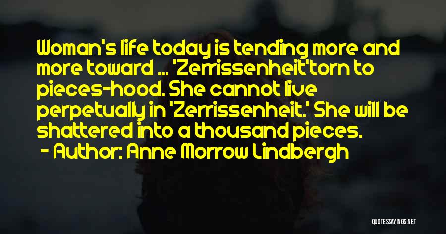 Hood Life Quotes By Anne Morrow Lindbergh
