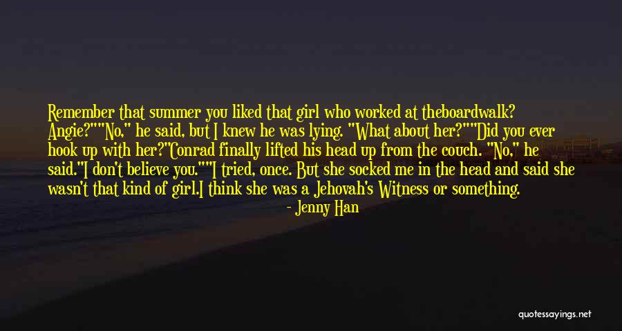 Hook Me Up Quotes By Jenny Han Hook Me Up Quotes By Jenny Han