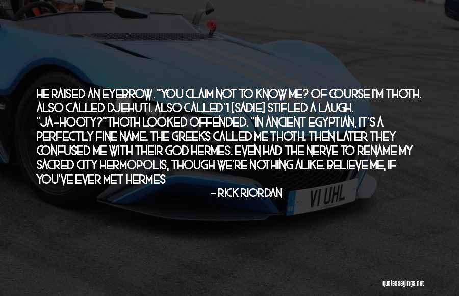 Hooty X Quotes By Rick Riordan