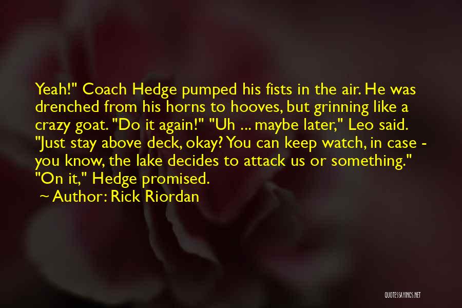 Hooves Quotes By Rick Riordan