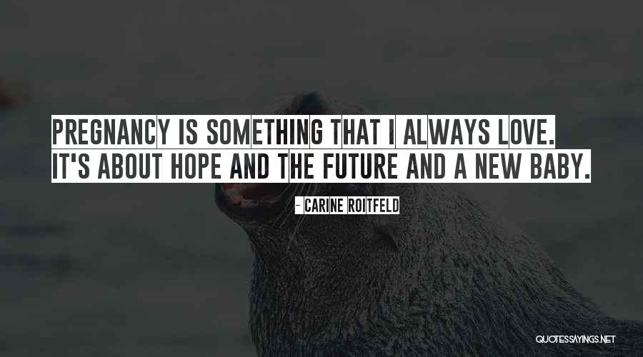 Hope About The Future Quotes By Carine Roitfeld