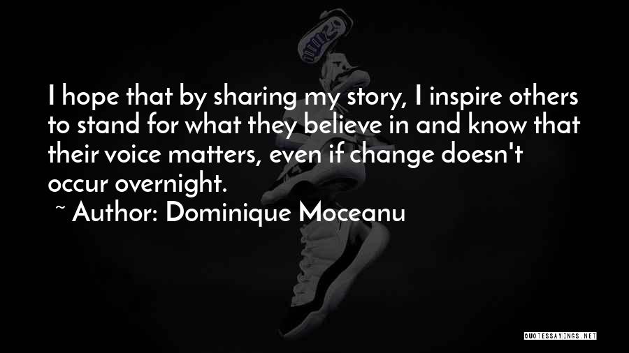 Hope And Change Quotes By Dominique Moceanu
