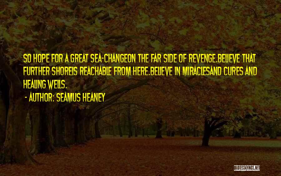 Hope And Change Quotes By Seamus Heaney