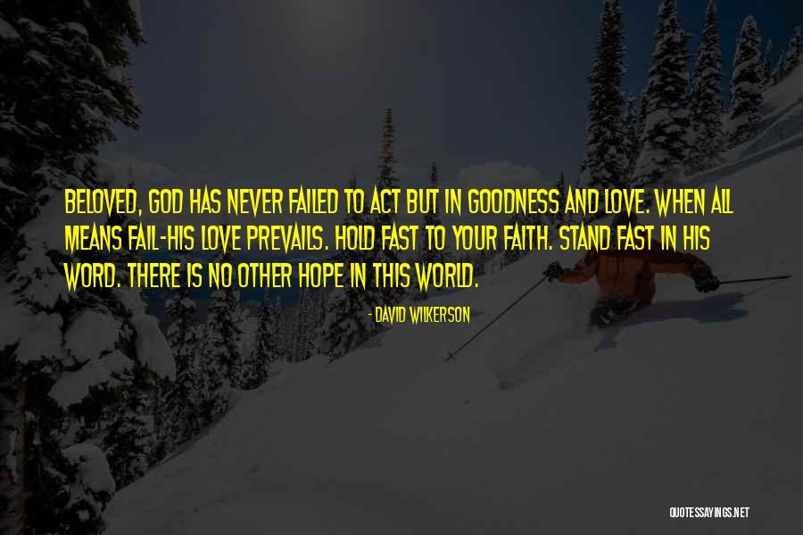 Hope And Faith In God Quotes By David Wilkerson