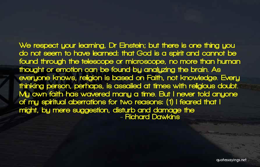 Hope And Faith In God Quotes By Richard Dawkins