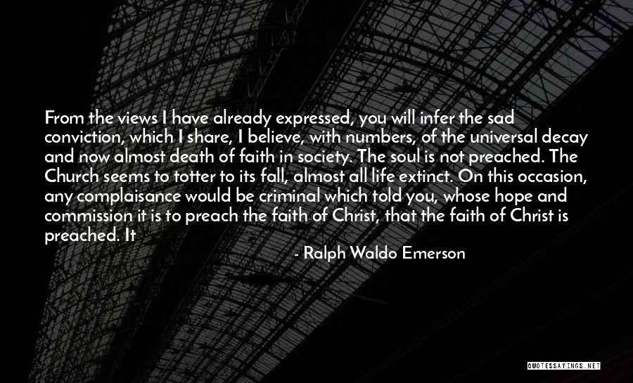 Hope And Faith Quotes By Ralph Waldo Emerson Hope And Faith Quotes By Ralph Waldo Emerson