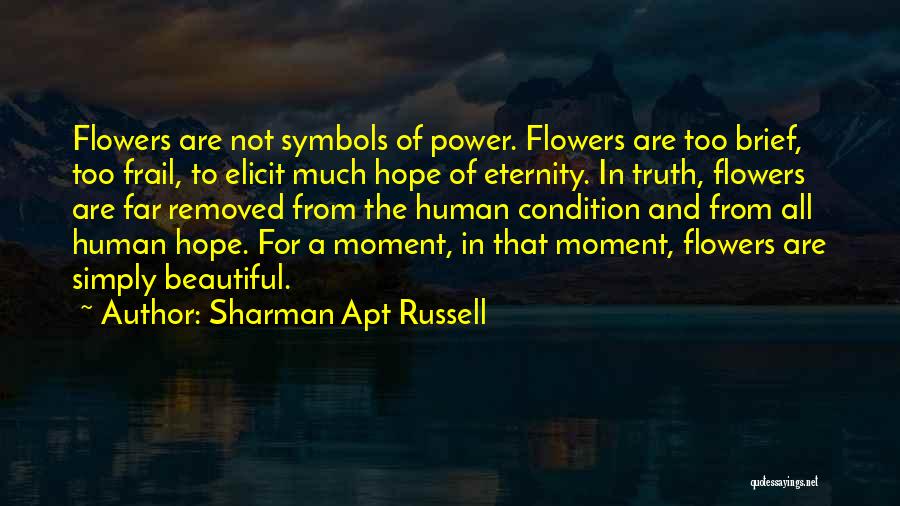 Hope And Flowers Quotes By Sharman Apt Russell