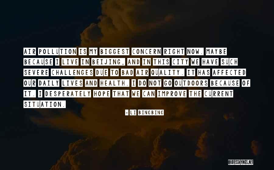 Hope And Health Quotes By Li Bingbing Hope And Health Quotes By Li Bingbing