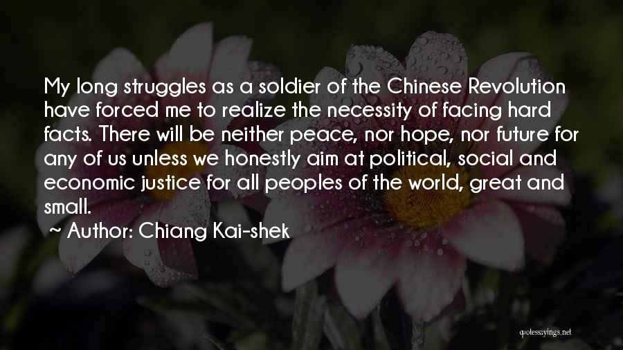 Hope And Justice Quotes By Chiang Kai-shek