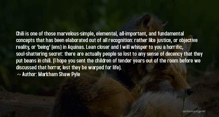 Hope And Justice Quotes By Markham Shaw Pyle