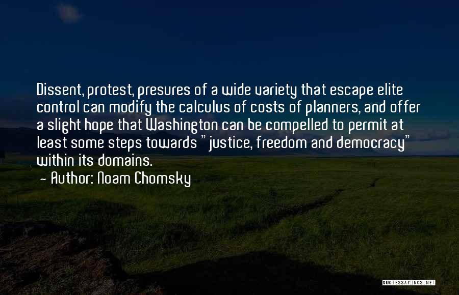 Hope And Justice Quotes By Noam Chomsky