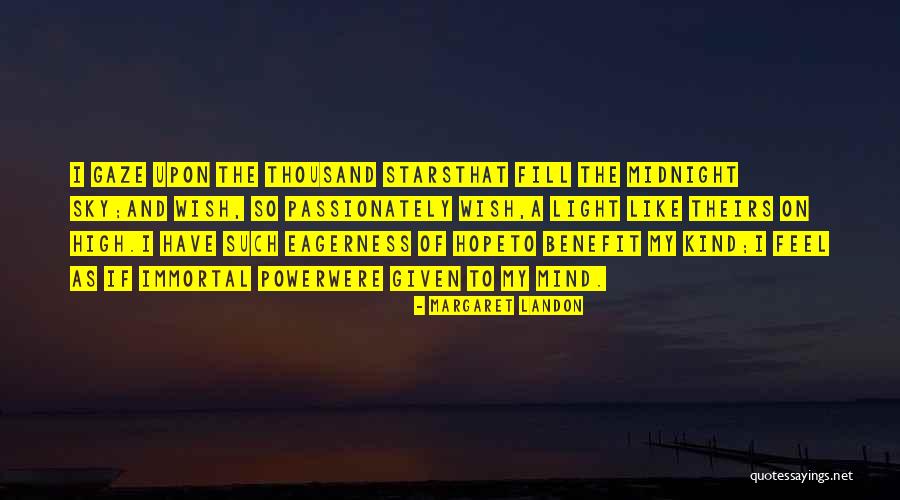 Hope And Landon Quotes By Margaret Landon Hope And Landon Quotes By Margaret Landon