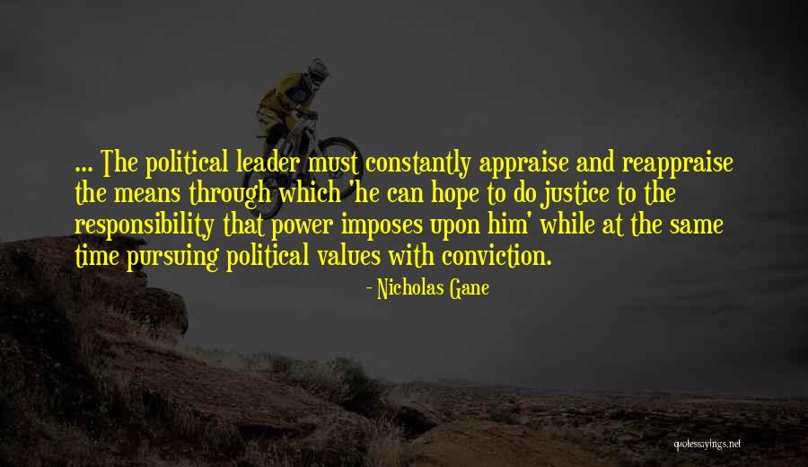 Hope And Leadership Quotes By Nicholas Gane Hope And Leadership Quotes By Nicholas Gane