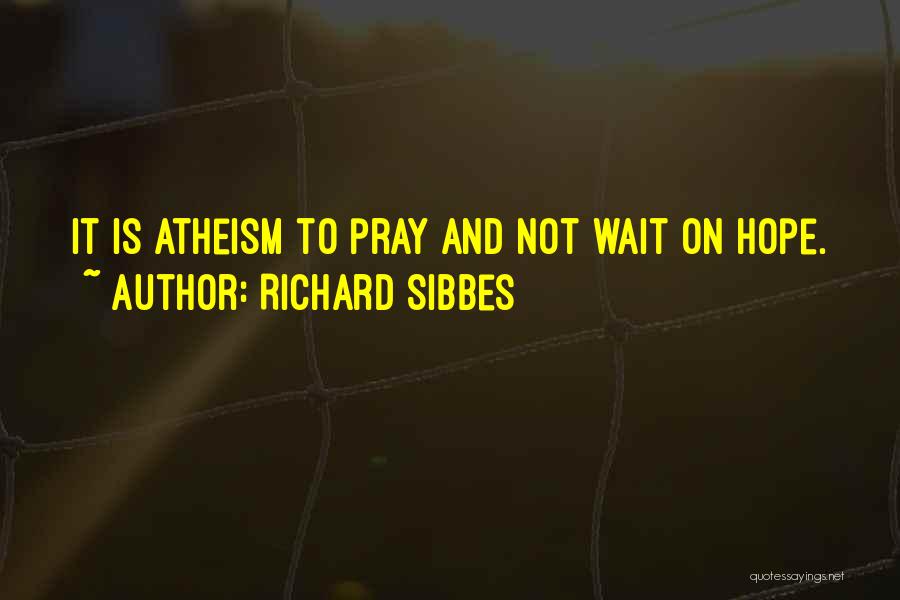 Hope And Pray Quotes By Richard Sibbes