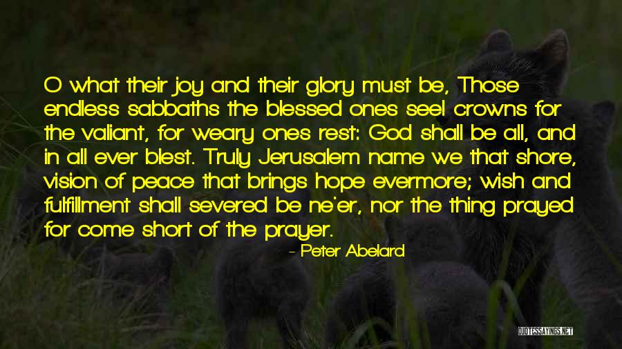 Hope And Prayer Quotes By Peter Abelard