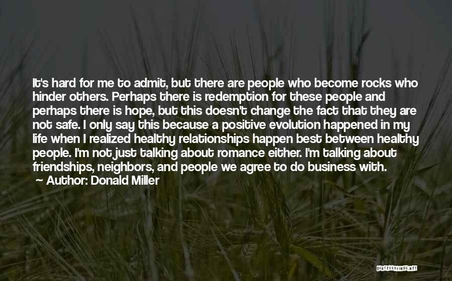 Hope And Redemption Quotes By Donald Miller