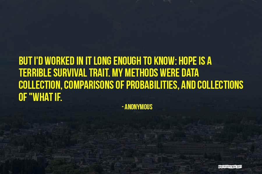 Hope And Survival Quotes By Anonymous