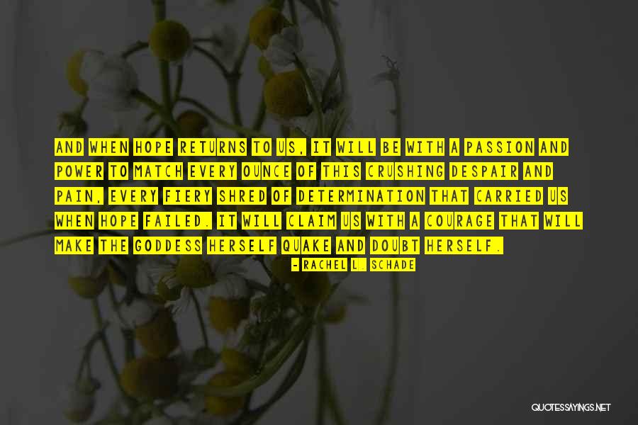 Hope And Survival Quotes By Rachel L. Schade Hope And Survival Quotes By Rachel L. Schade