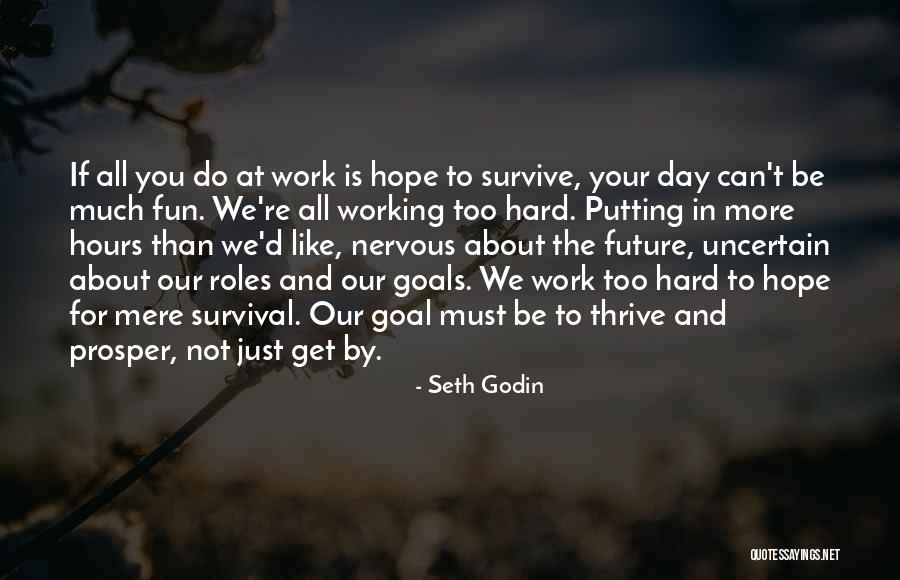 Hope And Survival Quotes By Seth Godin