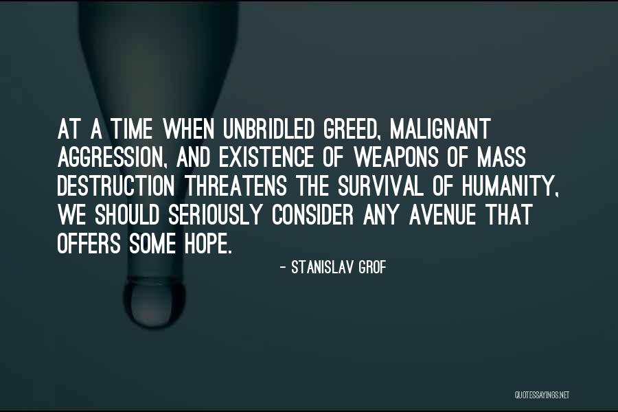 Hope And Survival Quotes By Stanislav Grof