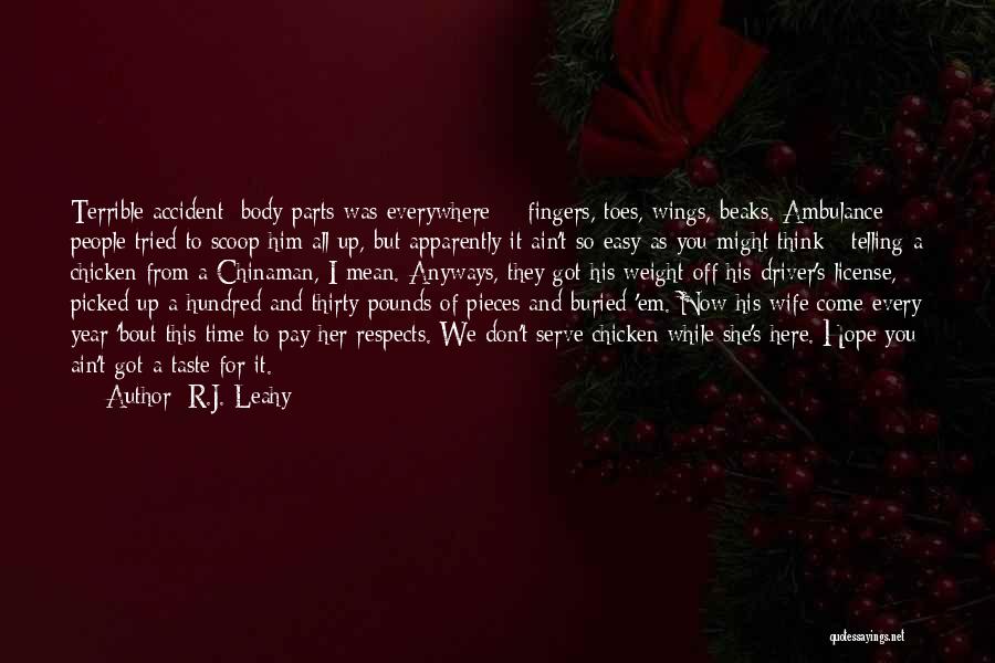 Hope And Wings Quotes By R.J. Leahy