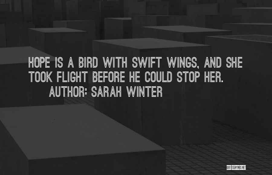 Hope And Wings Quotes By Sarah Winter