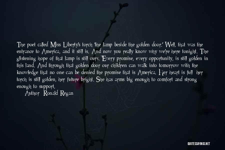 Hope Bright Future Quotes By Ronald Regan