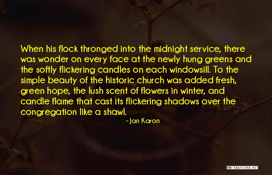 Hope Candles Quotes By Jan Karon Hope Candles Quotes By Jan Karon