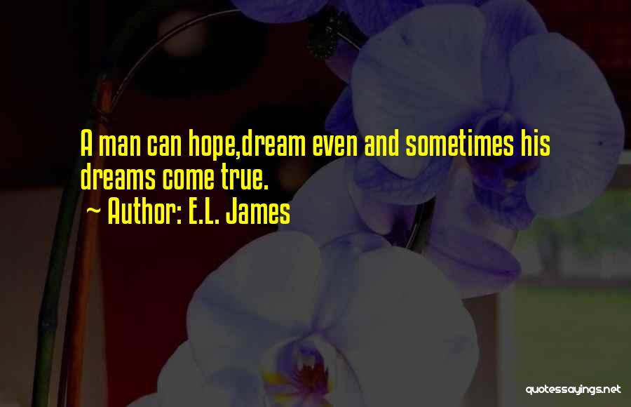 Hope Dreams Come True Quotes By E.L. James