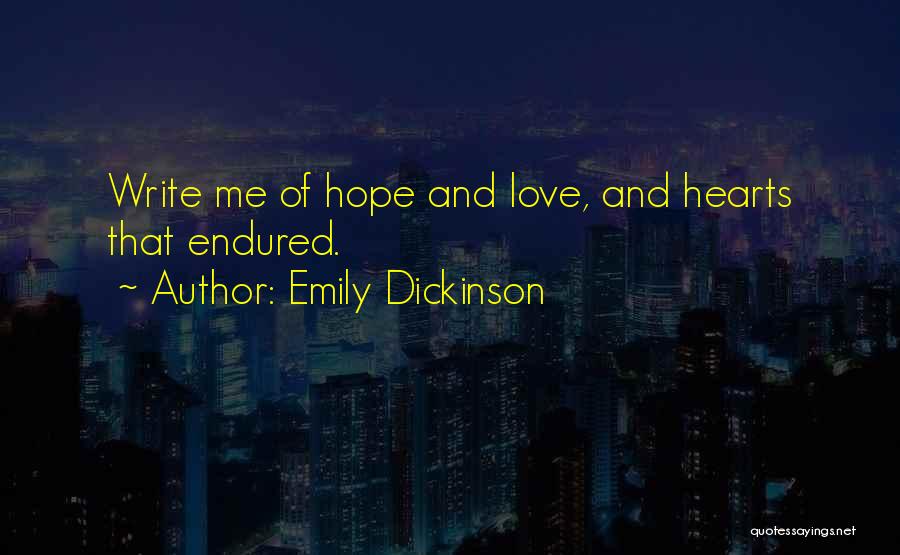 Hope Emily Dickinson Quotes By Emily Dickinson