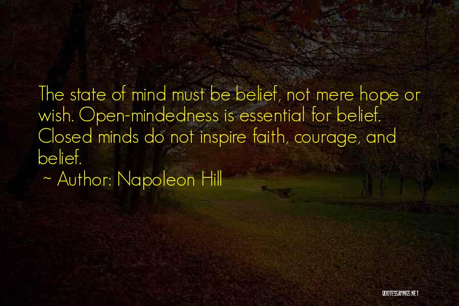 Hope Faith And Courage Quotes By Napoleon Hill