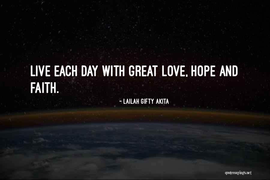 Hope Faith And Inspiration Quotes By Lailah Gifty Akita