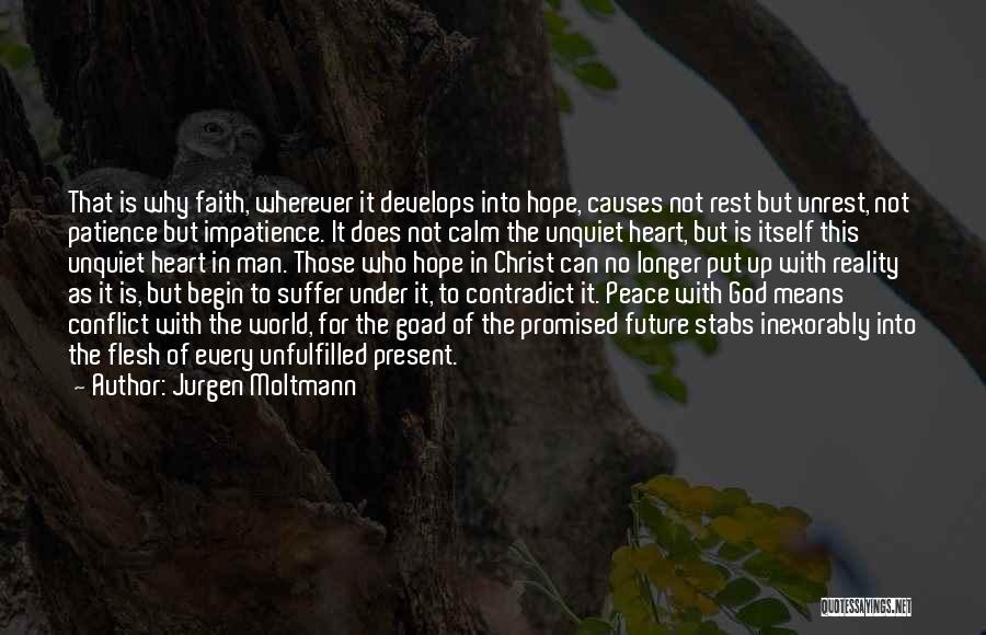 Hope Faith God Quotes By Jurgen Moltmann