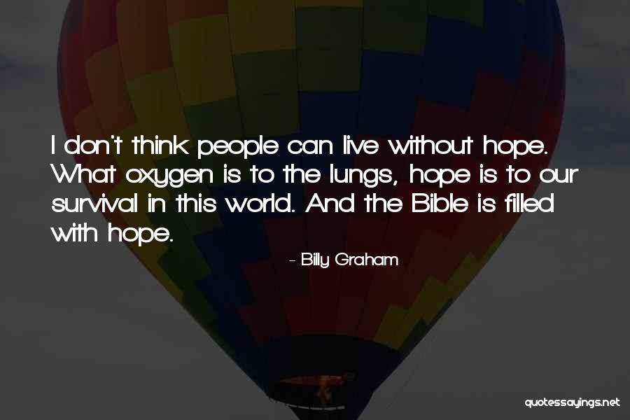 Hope Filled Bible Quotes By Billy Graham