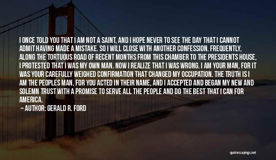 Hope For A New Day Quotes By Gerald R. Ford