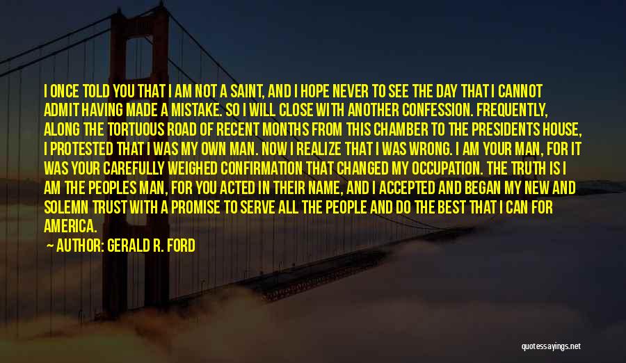 Hope For America Quotes By Gerald R. Ford