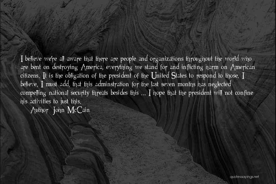 Hope For America Quotes By John McCain