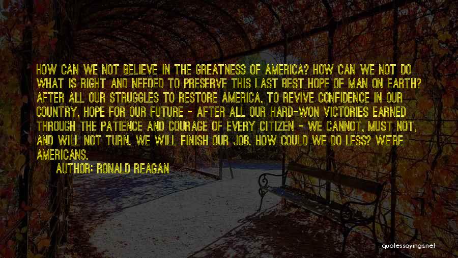 Hope For America Quotes By Ronald Reagan