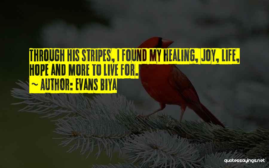 Hope For Healing Quotes By Evans Biya