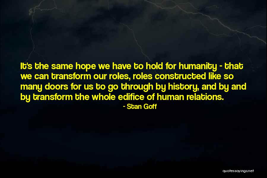 Hope For Humanity Quotes By Stan Goff