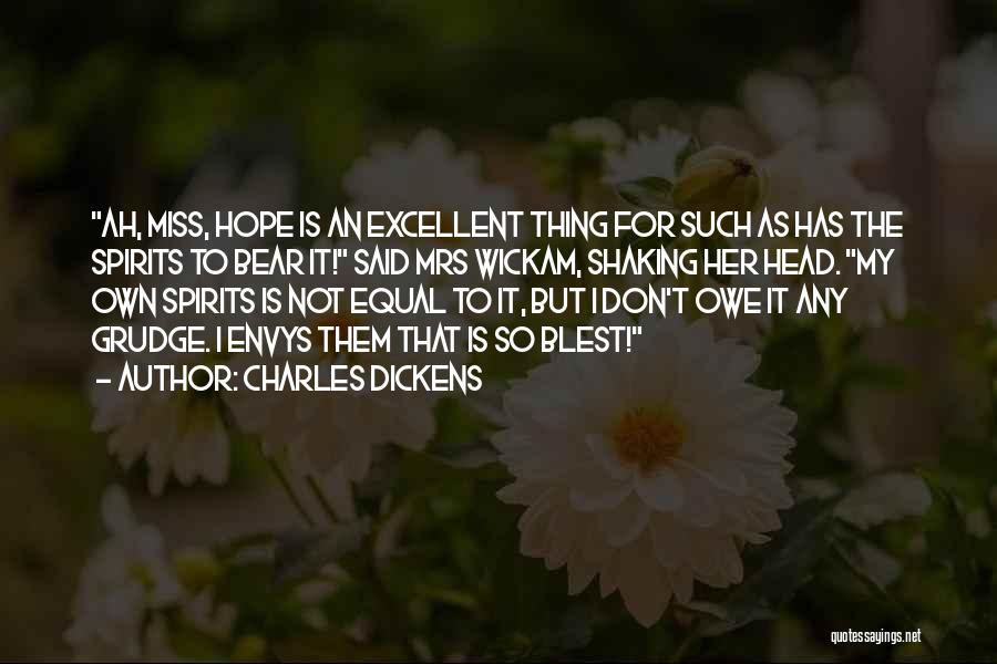 Hope For Quotes By Charles Dickens