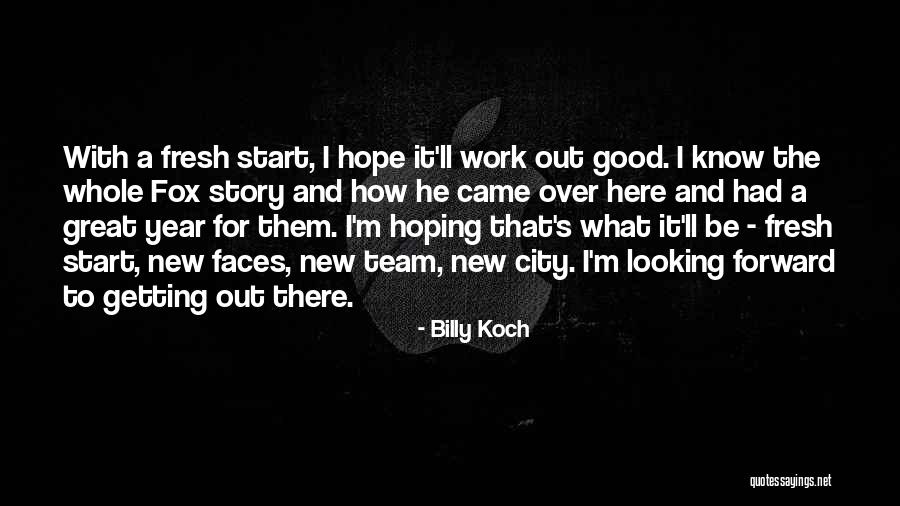 Hope For The New Year Quotes By Billy Koch