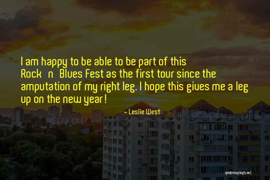 Hope For The New Year Quotes By Leslie West