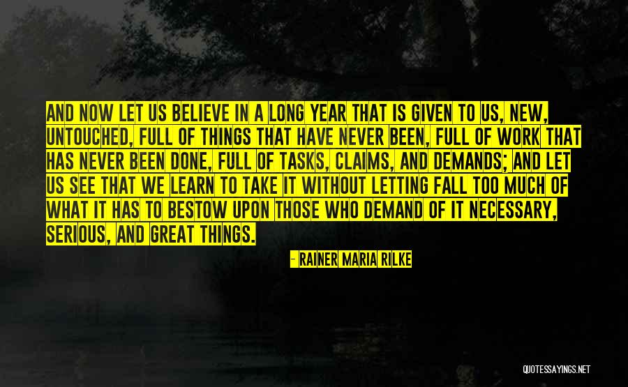 Hope For The New Year Quotes By Rainer Maria Rilke