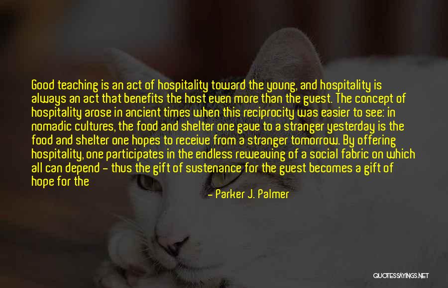 Hope For Tomorrow Quotes By Parker J. Palmer