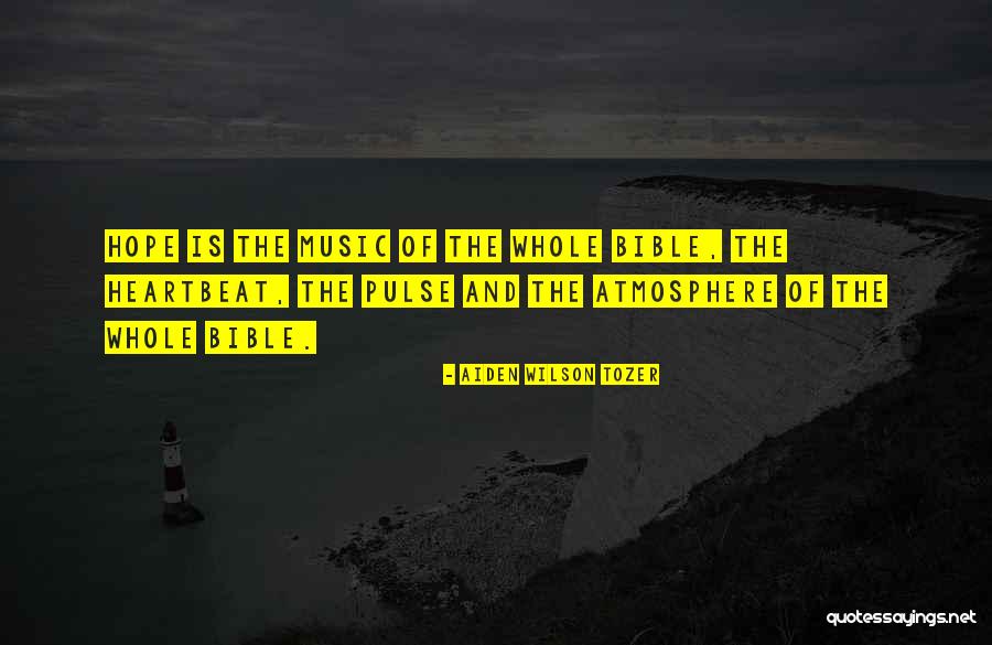 Hope From The Bible Quotes By Aiden Wilson Tozer