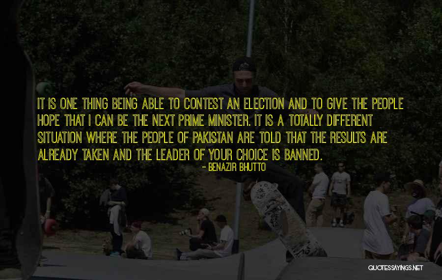 Hope Giving Quotes By Benazir Bhutto Hope Giving Quotes By Benazir Bhutto