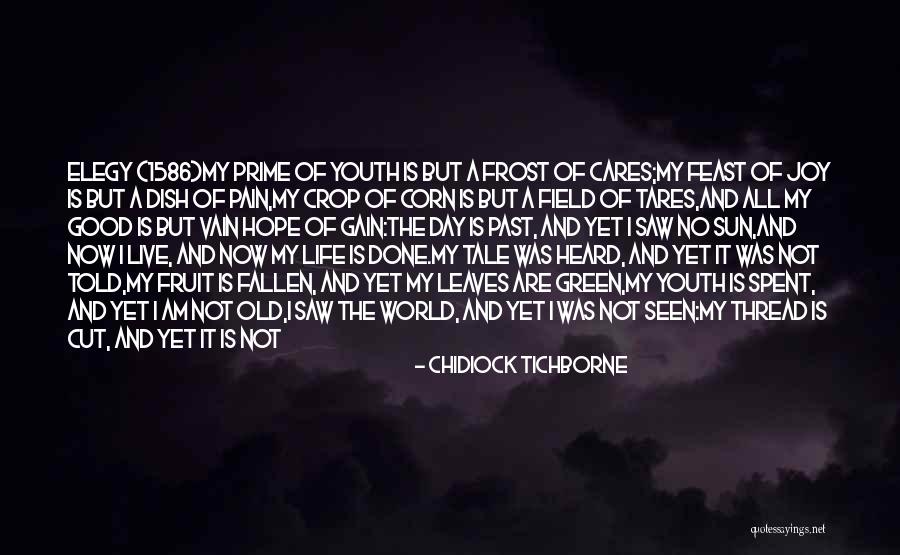 Hope Good Day Quotes By Chidiock Tichborne Hope Good Day Quotes By Chidiock Tichborne